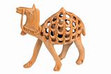 Handmade wooden camel