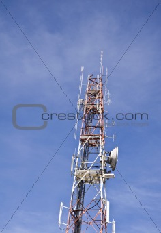 Telephone transmission tower