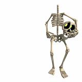 very funny cartoon skeleton