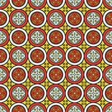 Abstract medieval cross vector pattern