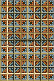 Abstract medieval cross vector pattern
