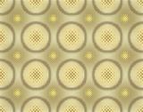Abstract halftone circle seamless vector background