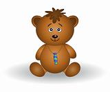 Teddy bear cub with a sweet