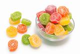 Colour fruit jellies