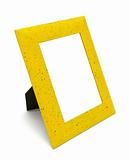 yellow picture frame