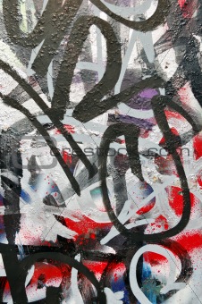 messy graffiti