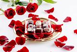 Chocolates and roses