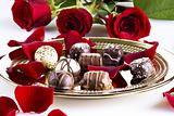 Chocolates and roses