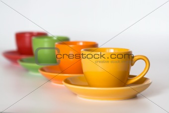 Colored cups