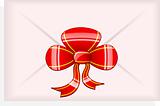 Envelop with red bow