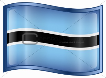 Botswana Flag icon.