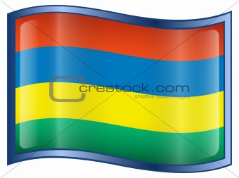 Mauritius Flag icon.