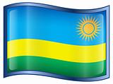 Rwandan flag icon.