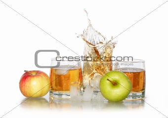 Apple Juice With Ice