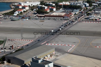 View over Gibraltar airport