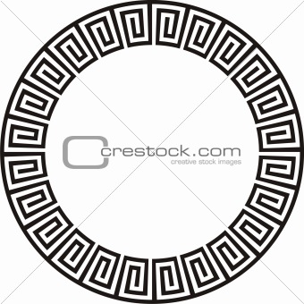 Aztec circular design