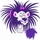 Purple lion