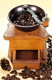 Coffee Grinder And Beans