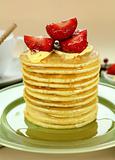 Strawberry Pancake Stack