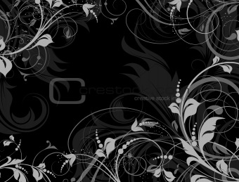 Abstract floral background.