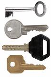 different shape of keys