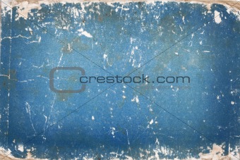 Blue cardboard with age marks