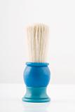 blue shaving brush