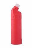 red bottle, cleaning product