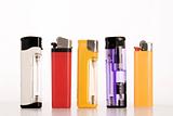 colored lighters