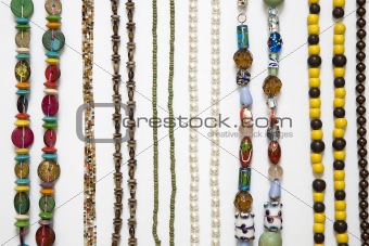 coloured chain of beads