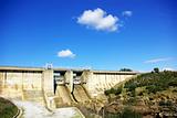 Wall of portuguese dam.