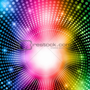 Rainbow abstract lights