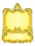 Gold Frame vector