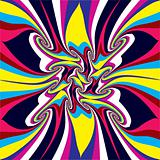 Psychedelic vector background.