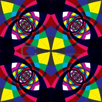 Kaleidoscope seamless pattern.
