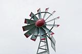 Small Windmill with Grey Sky