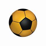 yellow soccer ball