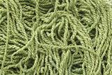 Green woolen yarn