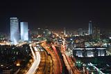 The Tel aviv skyline - Night city