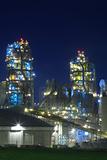Factory / Chemical Plant At Night