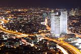 Tel aviv skyline - Night city