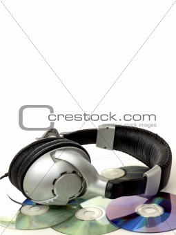 Headphones and CDs