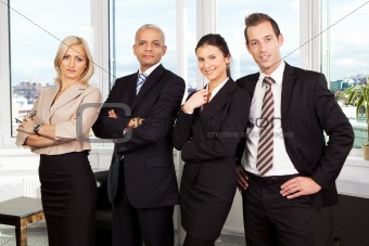 Successful business team