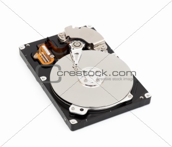 Opened computer harddisk