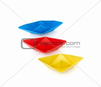 color Paper ships