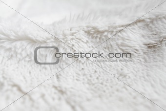 White terrycloth