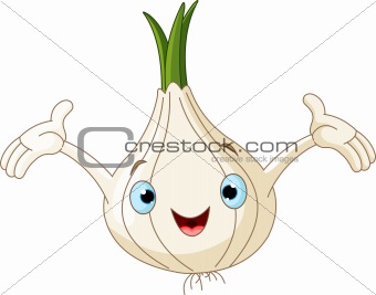 Onion Presenting Something