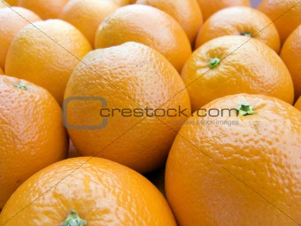 oranges background close up