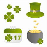 st. patrick's day icons