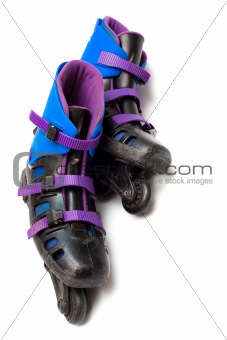 old roller skates